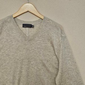 Vince Cotton V Neck Sweater XL